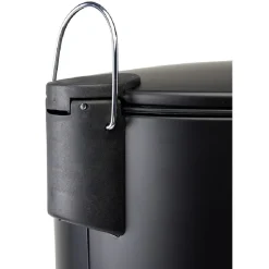 Nettoyage Et Entretien|Gifi Poubelle ronde à pédale noir 27 L