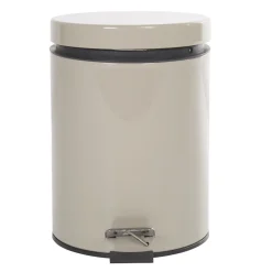 Nettoyage Et Entretien|Gifi Poubelle ronde beige 5 L