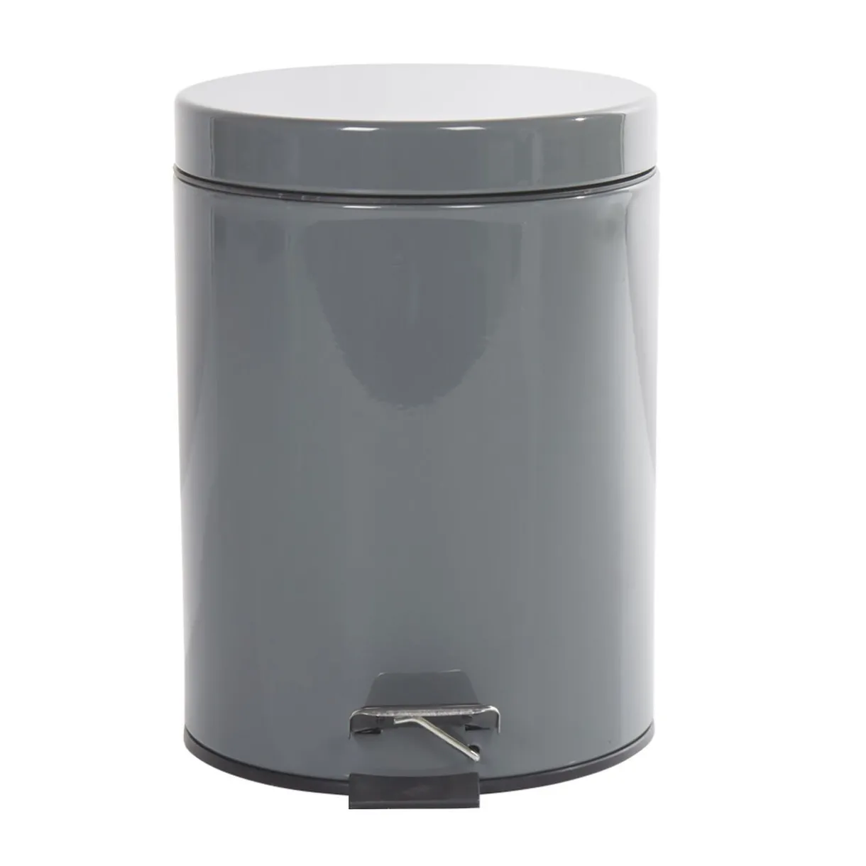 Nettoyage Et Entretien|Gifi Poubelle ronde gris 5 L