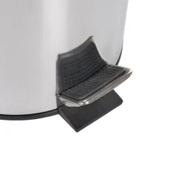 Nettoyage Et Entretien|Gifi Poubelle ronde gris métallisé 5 L