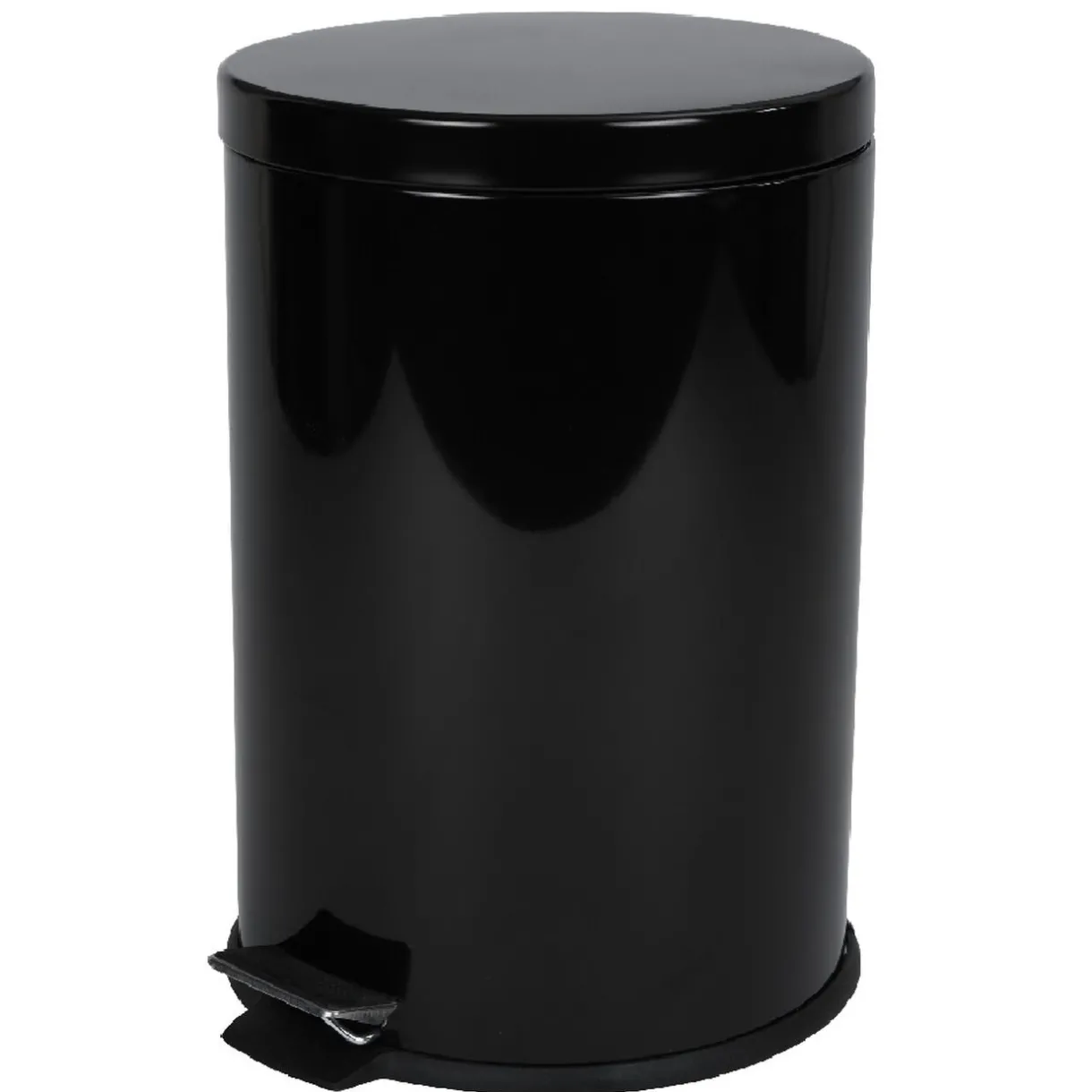 Nettoyage Et Entretien|Gifi Poubelle ronde pédale noir 20 L