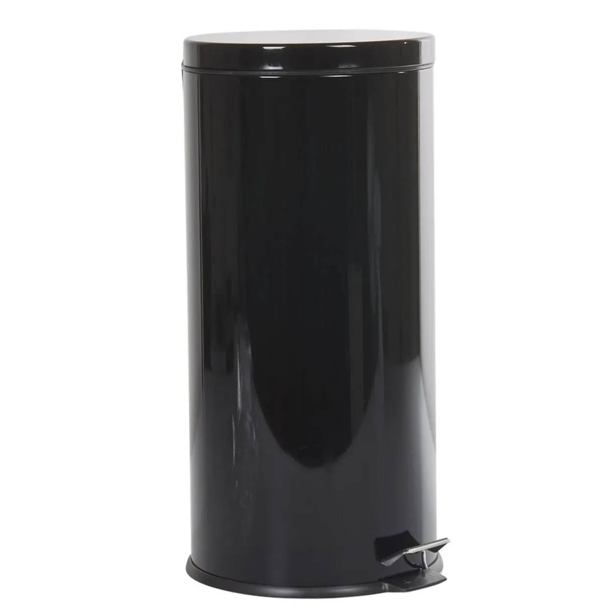 Nettoyage Et Entretien|Gifi Poubelle ronde pédale noir 30 L