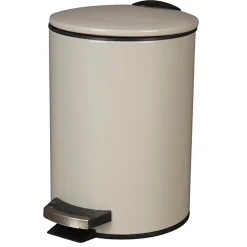 Nettoyage Et Entretien|Gifi Poubelle salle de bain 3 L gris chaud