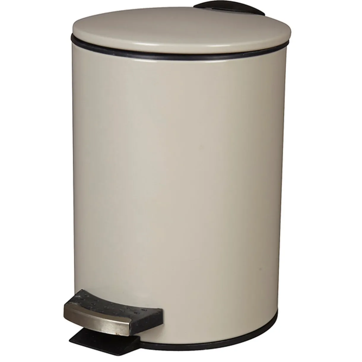 Nettoyage Et Entretien|Gifi Poubelle salle de bain 3 L gris chaud