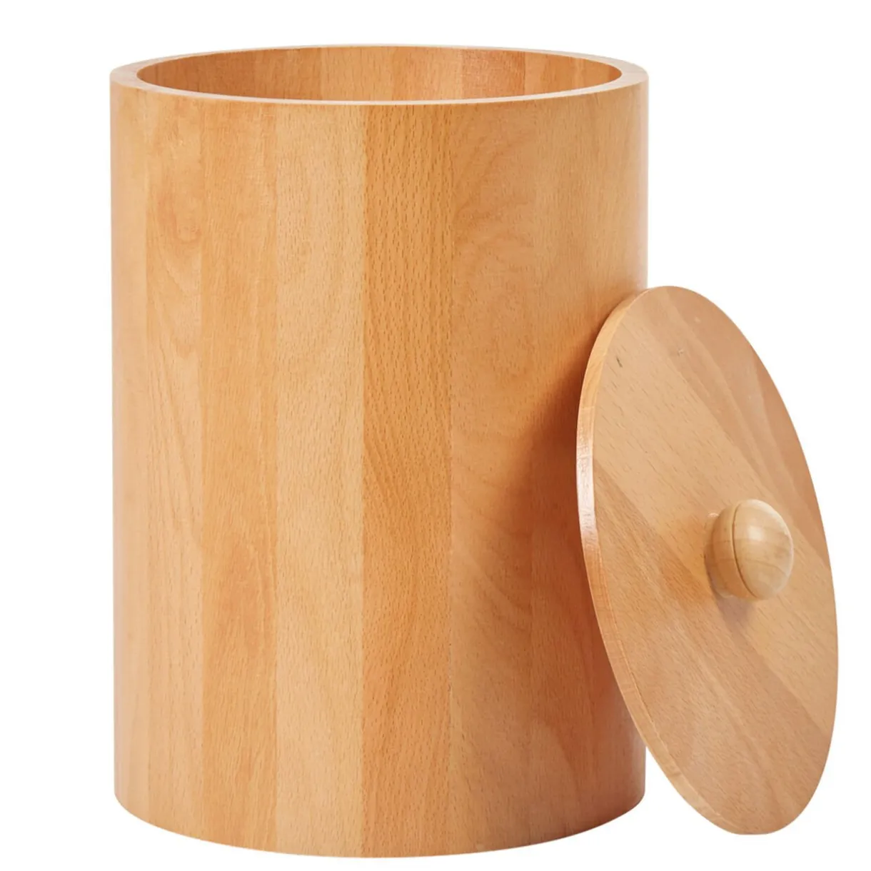 Nettoyage Et Entretien|Gifi Poubelle salle de bain bambou