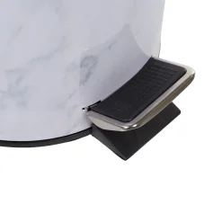 Nettoyage Et Entretien|Gifi Poubelle salle de bain métal imprimé marbre 3L