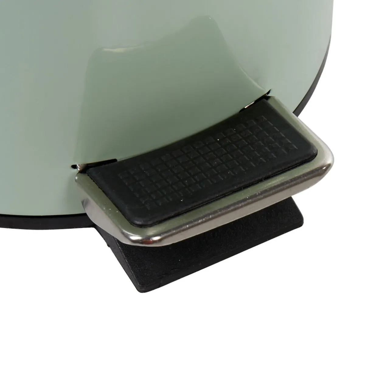 Nettoyage Et Entretien|Gifi Poubelle salle de bain métal uni vert d'eau 3L