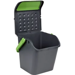 Nettoyage Et Entretien|Gifi Poubelle tri des déchets noir et vert 28 L