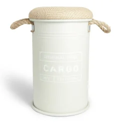 Rangement|Gifi Pouf coffre de rangement petit modèle Ø27xH43,5cm vert