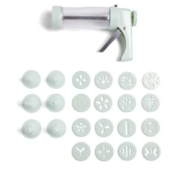 Presse à biscuits sucrés/salés 16 disques et 6 douilles^Gifi Clearance