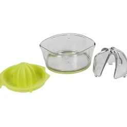 Presse agrumes avec réservoir transparent vert^Gifi New