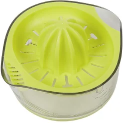 Presse agrumes avec réservoir transparent vert^Gifi New
