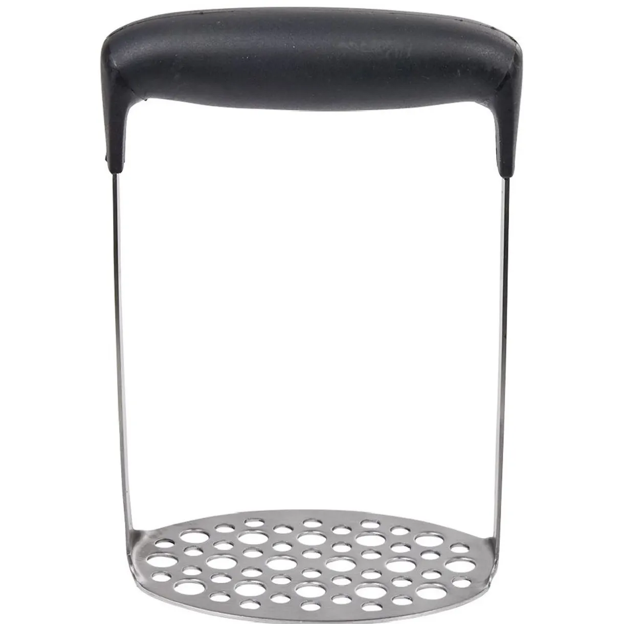 Presse purée en inox et silicone noir^Gifi Outlet