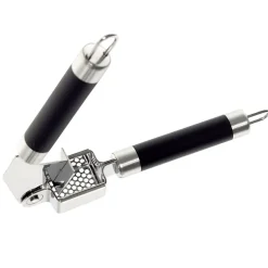Presse-ail en inox avec manche en plastique L.19cm^Gifi New
