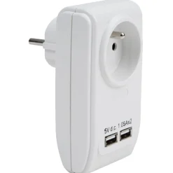 Hot Gifi Prise chargeur 1x 230V et 2 ports USB