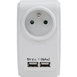 Hot Gifi Prise chargeur 1x 230V et 2 ports USB