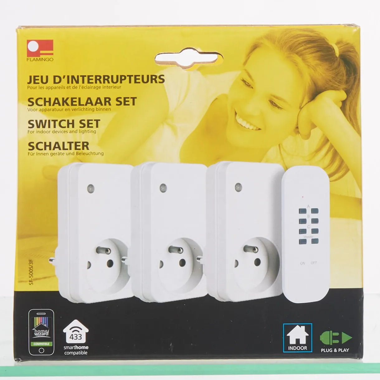 Online Gifi Prise x 3 avec télécommande