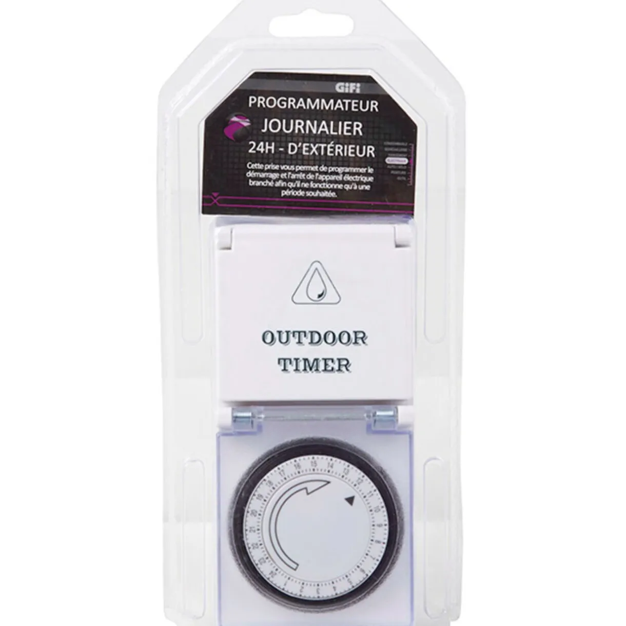 Sale Gifi Programmateur journalier 24h d extérieur