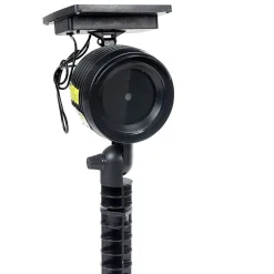 Outlet Gifi Projecteur led solaire laser fixe motif pois rouge