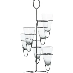 Présentoir et 6 verrines coniques^Gifi Clearance