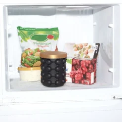 Rafraîchisseur de bouteille bac à glaçons 2en1 noir et doré^Gifi