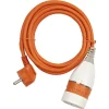 Sale Gifi Rallonge 3 m interrupteur switch orange