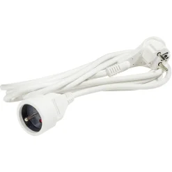 Gifi Rallonge fiche plate 3m blanc
