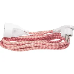 Online Gifi Rallonge textile 3m rouge et blanc