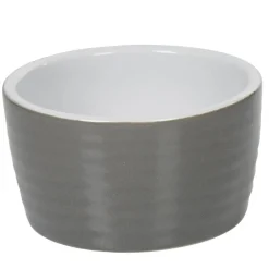 Ramequin individuel grès côtelé gris^Gifi Sale