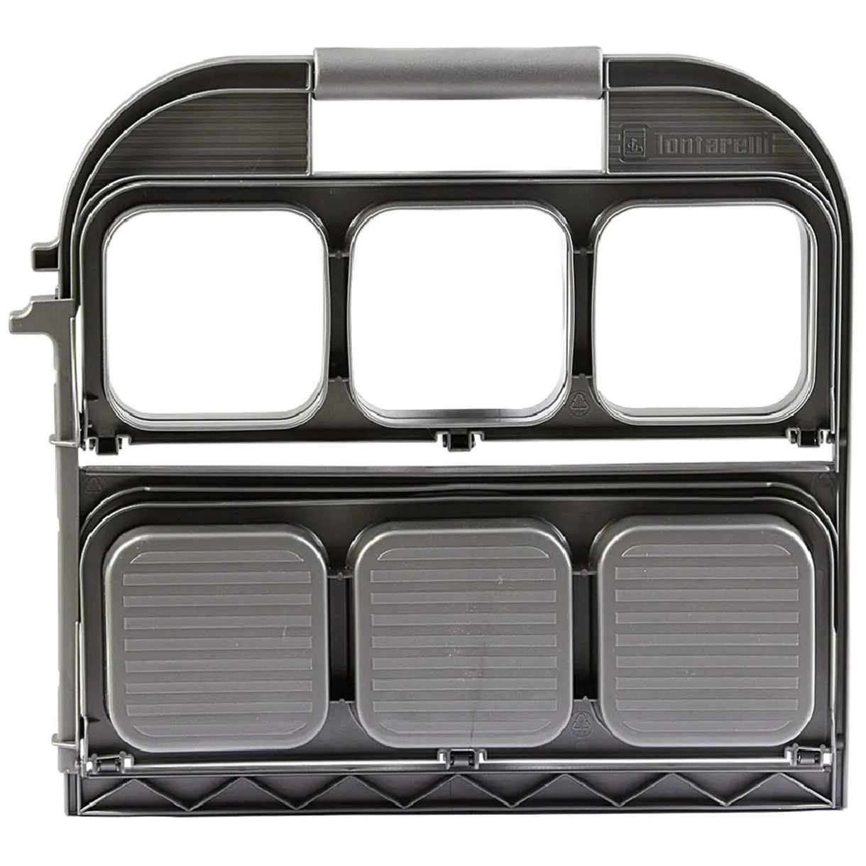 Range bouteille pliable gris 6 emplacements^Gifi Sale