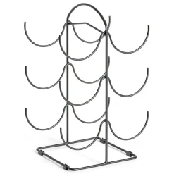 Range bouteille vertical 6 emplacements métal 19x25xH40cm^Gifi Online