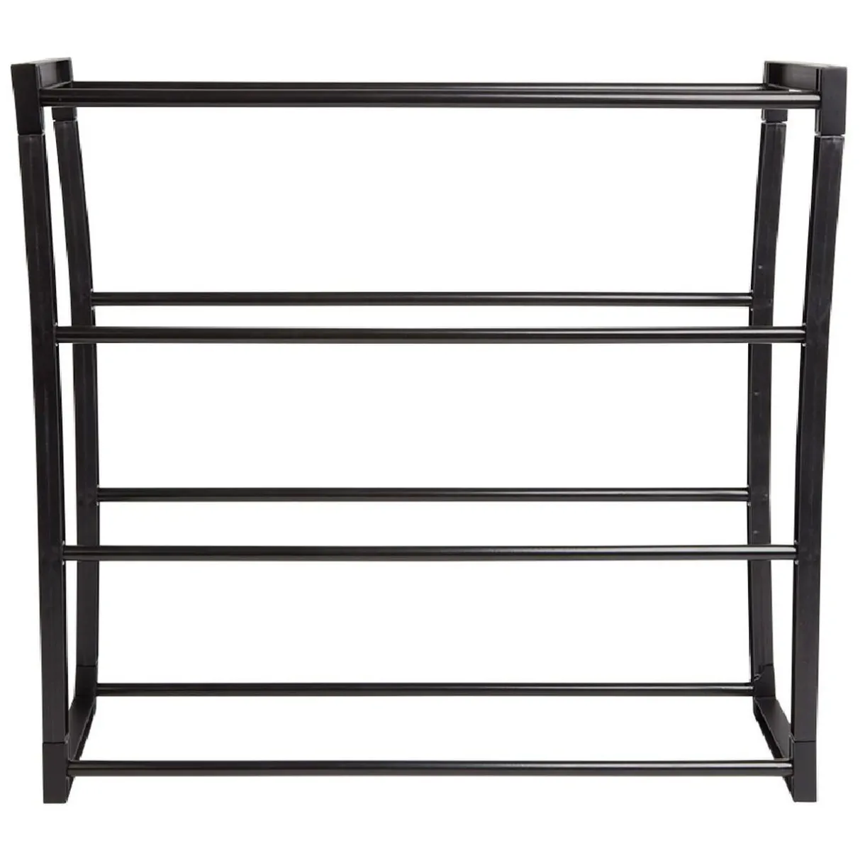 Rangement|Gifi Range chaussure métal noir 4 niveaux 8 paires