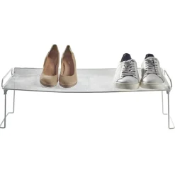 Rangement|Gifi Range chaussure étagère blanche superposable
