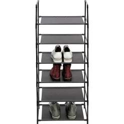 Rangement|Gifi Range chaussures 6 niveaux métal gris