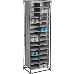Rangement|Gifi Range chaussures 18 paires gris