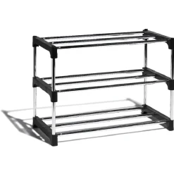 Rangement|Gifi Range chaussures extensible noir et gris