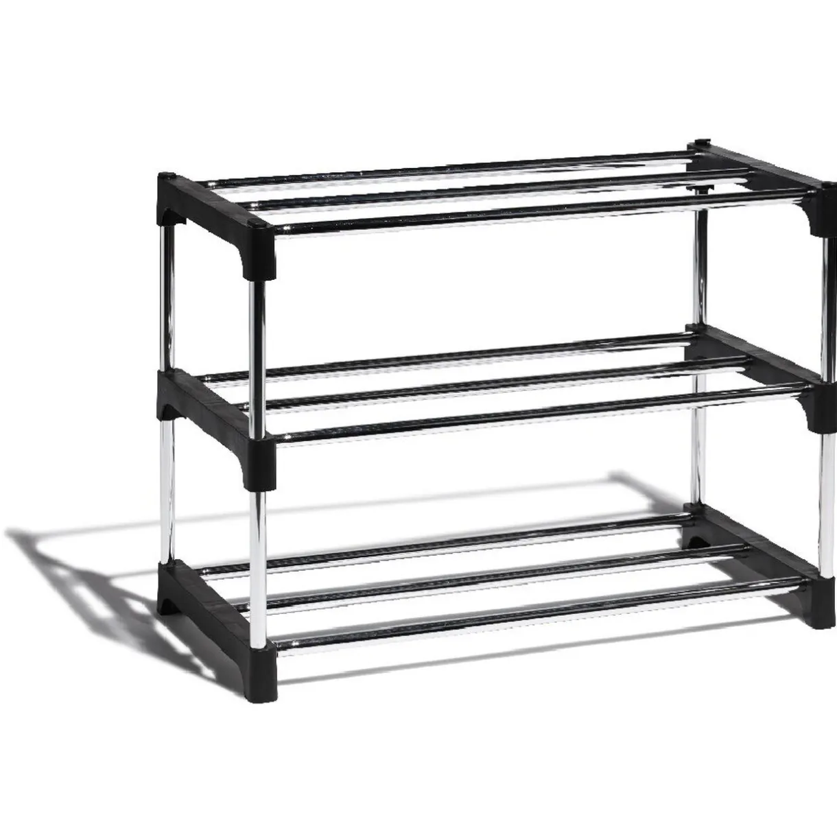 Rangement|Gifi Range chaussures extensible noir et gris