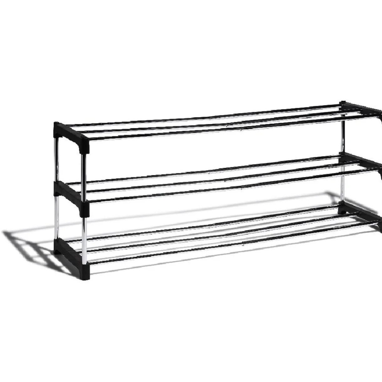 Rangement|Gifi Range chaussures extensible noir et gris