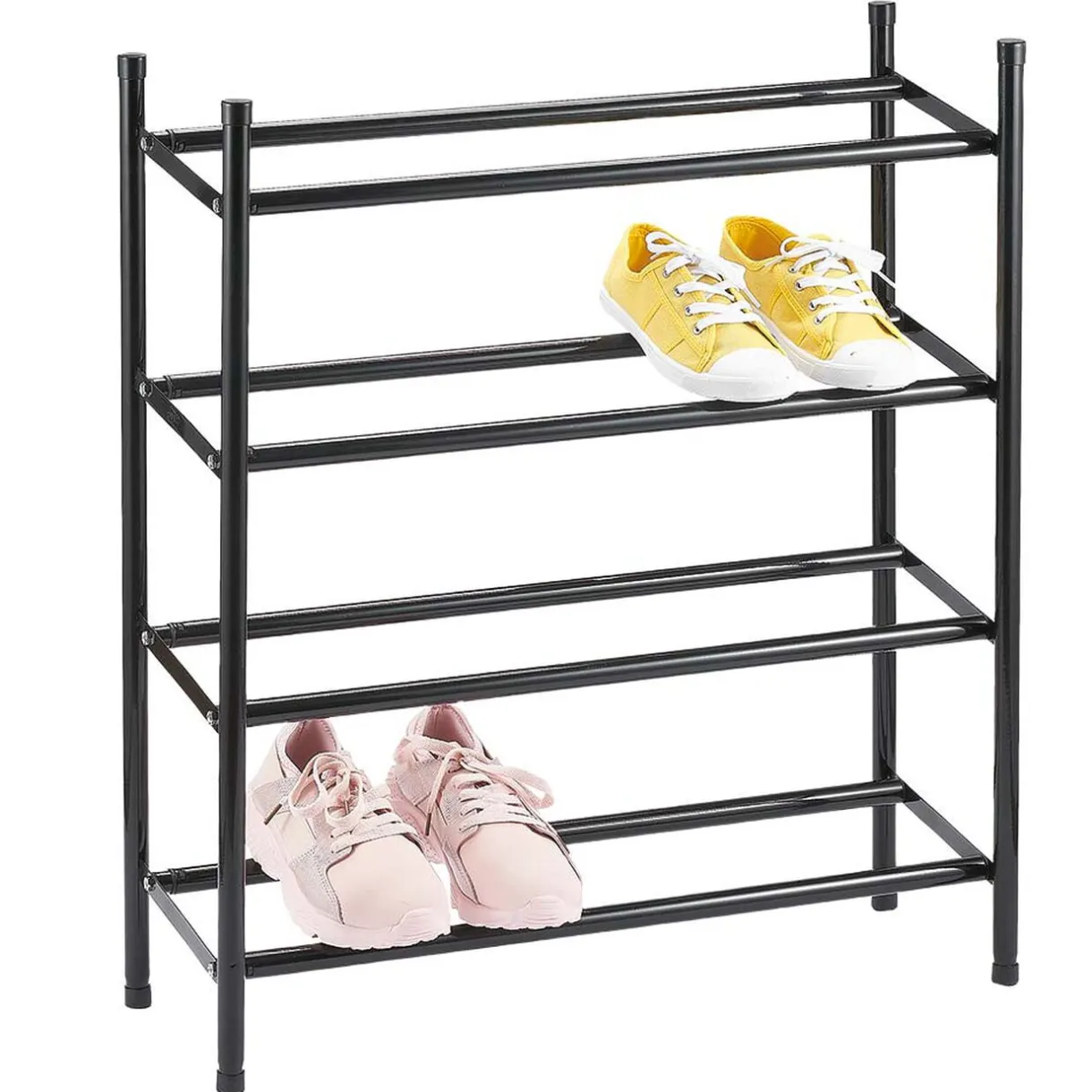 Rangement|Gifi Range chaussures extensible noir 4 niveaux