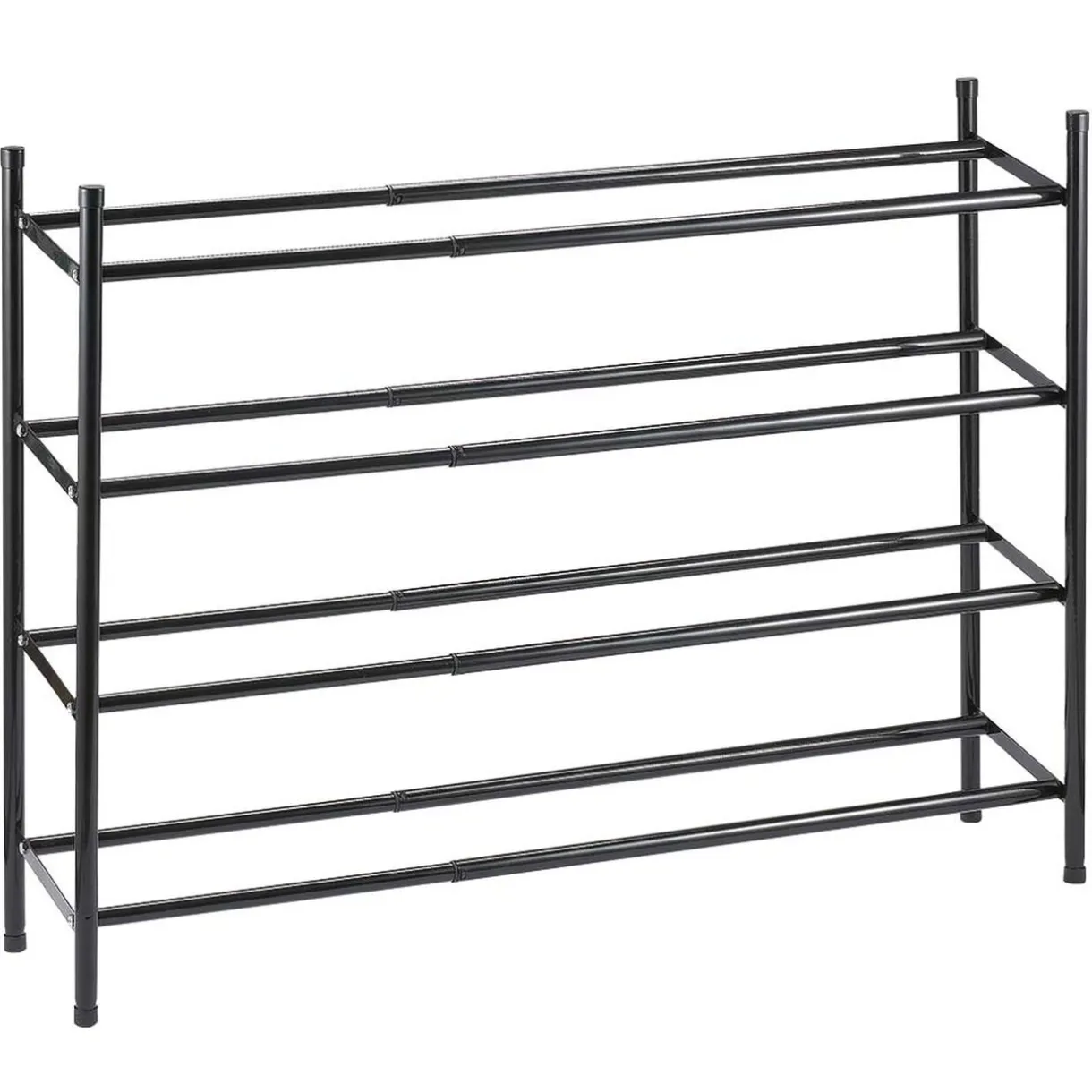 Rangement|Gifi Range chaussures extensible noir 4 niveaux