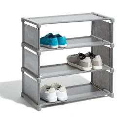 Rangement|Gifi Range chaussures gris 9 paires