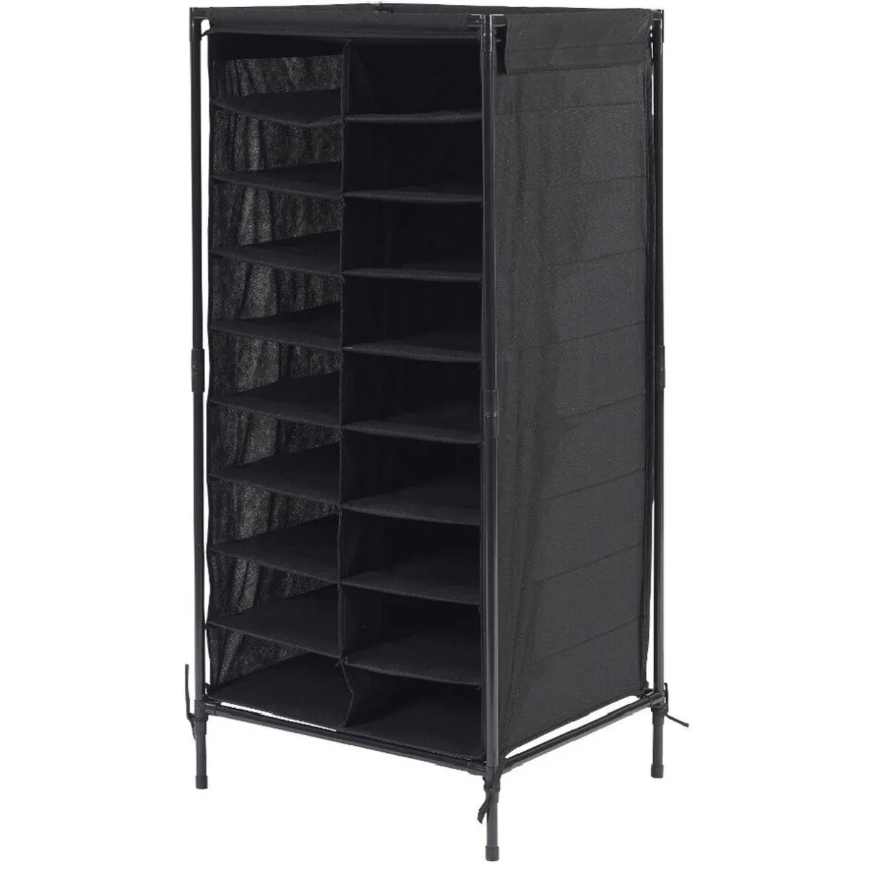 Rangement|Gifi Range chaussures noir 18 paires