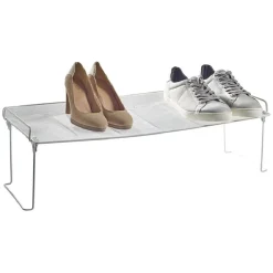 Rangement|Gifi Range chaussures étagère blanche superposable 8 paires L68xl28xH22cm