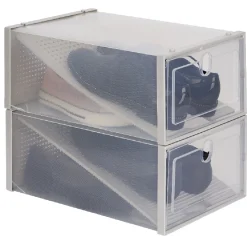 Rangement|Gifi Range chaussures transparent x2