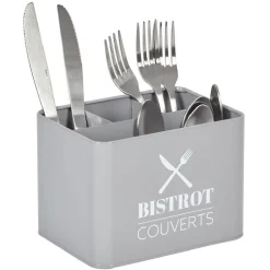 Range couvert BISTROT en métal gris^Gifi Hot