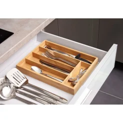 Range couvert en bambou 34x26xH4cm^Gifi Online