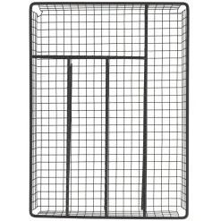 Range couvert pour tiroir grillage en fer noir^Gifi Discount