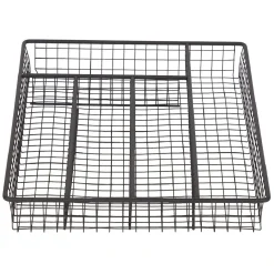 Range couvert pour tiroir grillage en fer noir^Gifi Discount