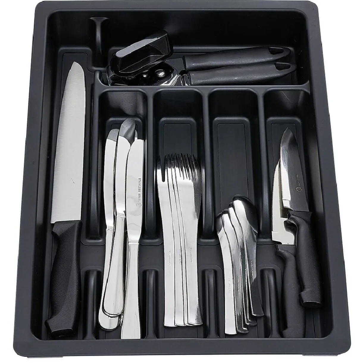 Range couverts extensible plastique noir^Gifi Clearance