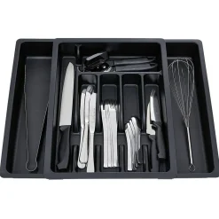 Range couverts extensible plastique noir^Gifi Clearance